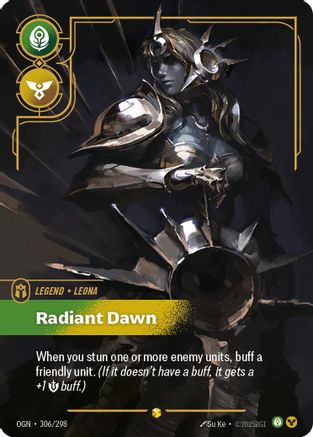 Leona - Radiant Dawn (Showcase) (306/298) [Origins] Foil Riftbound Singles Riot Games