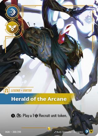 Viktor - Herald of the Arcane (Showcase) (308/298) [Origins] Foil Riftbound Singles Riot Games