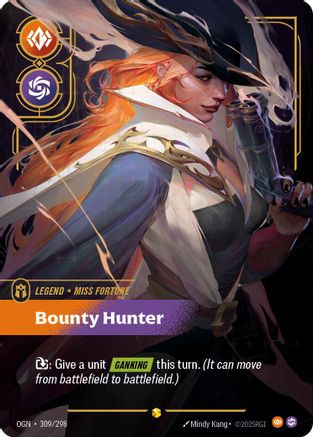 Miss Fortune - Bounty Hunter (Showcase) (309/298) [Origins] Foil Riftbound Singles Riot Games