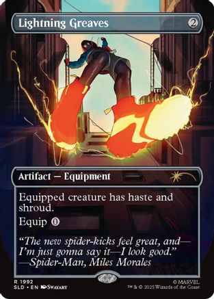 Lightning Greaves (1992) (SLD-1992) [Secret Lair] Drop Series MTG Single Wizards of the Coast