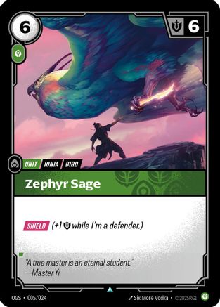 Zephyr Sage (005/024) [Origins Proving Grounds] Riftbound Singles Riot Games