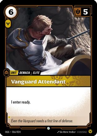 Vanguard Attendant (016/024) [Origins Proving Grounds] Riftbound Singles Riot Games