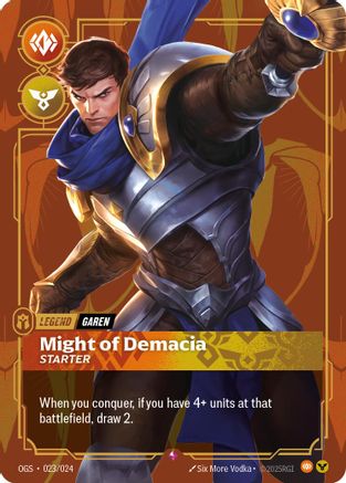 Garen - Might of Demacia (Starter) (023/024) [Origins Proving Grounds] Riftbound Singles Riot Games
