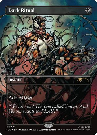 Dark Ritual (2001) (SLD-2001) [Secret Lair] Drop Series MTG Single Wizards of the Coast