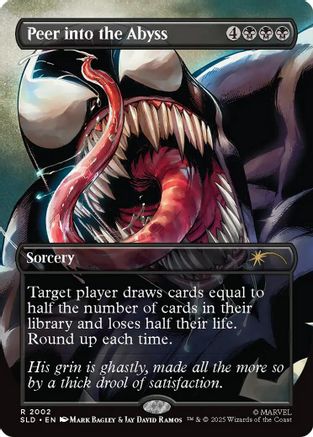 Peer into the Abyss (2002) (SLD-2002) [Secret Lair] Drop Series MTG Single Wizards of the Coast