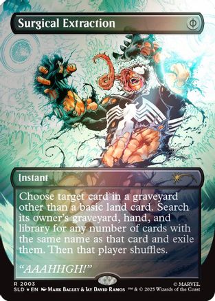 Surgical Extraction (2003) (Rainbow Foil) (SLD-2003) [Secret Lair] Drop Series Foil MTG Single Wizards of the Coast