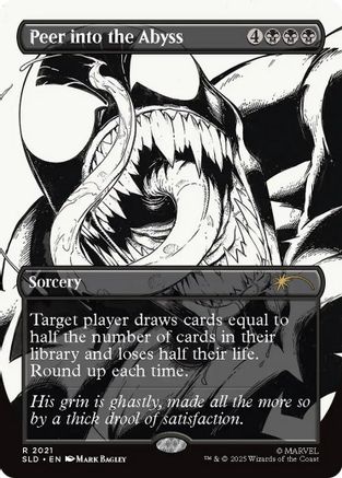 Peer into the Abyss (2021) (SLD-2021) [Secret Lair] Drop Series MTG Single Wizards of the Coast