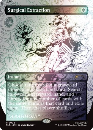 Surgical Extraction (2022) (Rainbow Foil) (SLD-2022) [Secret Lair] Drop Series Foil MTG Single Wizards of the Coast