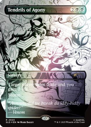 Tendrils of Agony (2023) (Rainbow Foil) (SLD-2023) [Secret Lair] Drop Series Foil MTG Single Wizards of the Coast