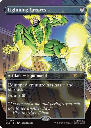 Lightning Greaves (1987) (SLD-1987) [Secret Lair] Drop Series MTG Single Wizards of the Coast