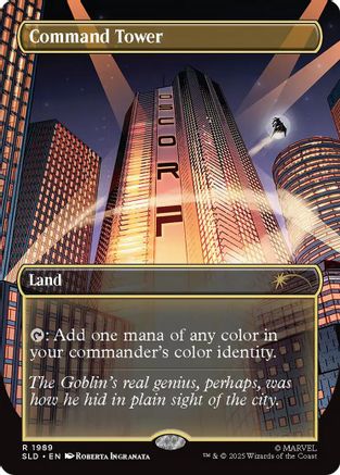 Command Tower (1989) (SLD-1989) [Secret Lair] Drop Series MTG Single Wizards of the Coast