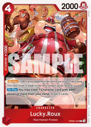 Lucky.Roux (PRB02-003) [Premium Booster -The Best- Vol. 2] Foil One Piece Single Bandai