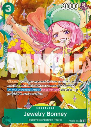 Jewelry Bonney - PRB02-004 (Alternate Art) (PRB02-004) [Premium Booster -The Best- Vol. 2] Foil One Piece Single Bandai