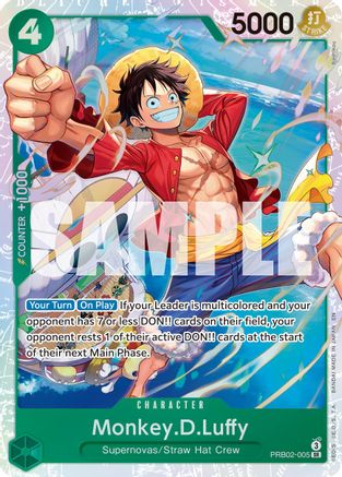 Monkey.D.Luffy - PRB02-005 (PRB02-005) [Premium Booster -The Best- Vol. 2] Foil One Piece Single Bandai
