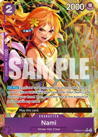 Nami (Alternate Art) (PRB02-012) [Premium Booster -The Best- Vol. 2] Foil One Piece Single Bandai