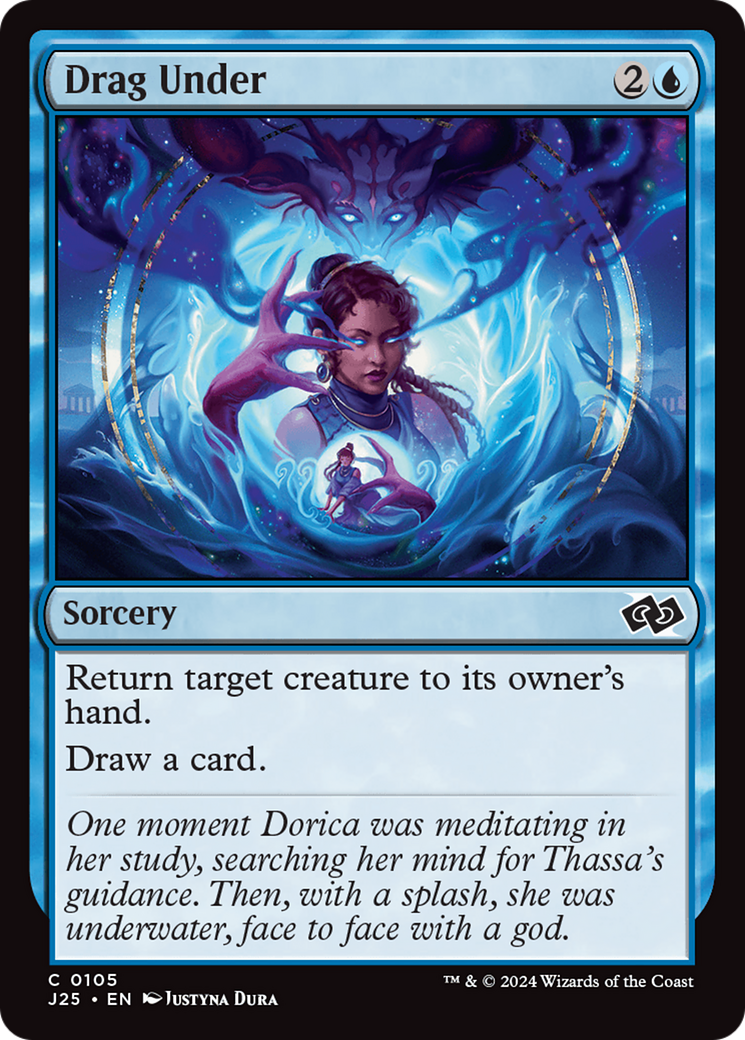 Drag Under (J25-105) [Foundations Jumpstart] MTG Single Wizards of the Coast