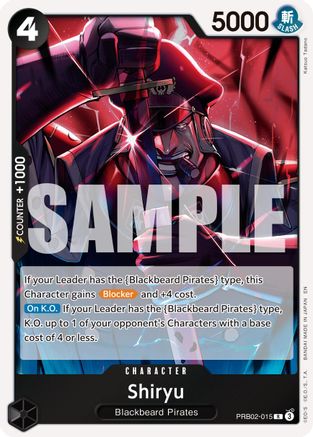 Shiryu (PRB02-015) [Premium Booster -The Best- Vol. 2] Foil One Piece Single Bandai