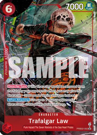 Trafalgar Law - PRB02-002 (Alternate Art) (PRB02-002) [Premium Booster -The Best- Vol. 2] Foil One Piece Single Bandai
