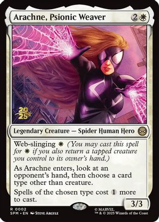 Arachne, Psionic Weaver (PRE-002) [Prerelease Cards] Foil MTG Single Wizards of the Coast