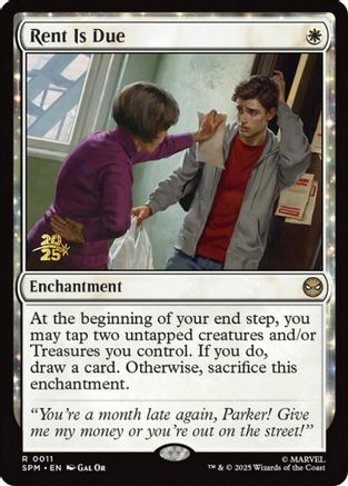 Rent Is Due (PRE-011) [Prerelease Cards] Foil MTG Single Wizards of the Coast