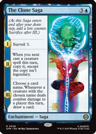 The Clone Saga (PRE-028) [Prerelease Cards] Foil MTG Single Wizards of the Coast