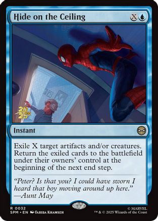 Hide on the Ceiling (PRE-032) [Prerelease Cards] Foil MTG Single Wizards of the Coast