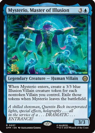 Mysterio, Master of Illusion (PRE-037) [Prerelease Cards] Foil MTG Single Wizards of the Coast