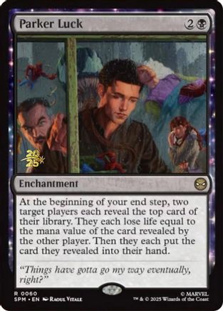 Parker Luck (PRE-060) [Prerelease Cards] Foil MTG Single Wizards of the Coast