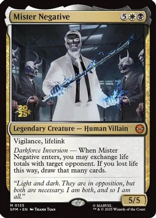 Mister Negative (PRE-135) [Prerelease Cards] Foil MTG Single Wizards of the Coast