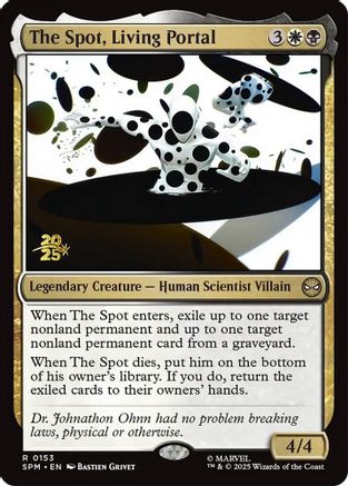 The Spot, Living Portal (PRE-153) [Prerelease Cards] Foil MTG Single Wizards of the Coast