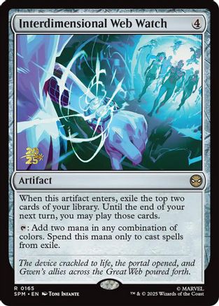 Interdimensional Web Watch (PRE-165) [Prerelease Cards] Foil MTG Single Wizards of the Coast