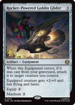 Rocket-Powered Goblin Glider (PRE-172) [Prerelease Cards] Foil MTG Single Wizards of the Coast