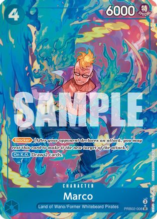 Marco (Alternate Art) (PRB02-008) [Premium Booster -The Best- Vol. 2] Foil One Piece Single Bandai