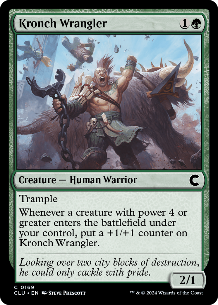 Kronch Wrangler (CLU-169) [Ravnica: Clue Edition] MTG Single Wizards of the Coast