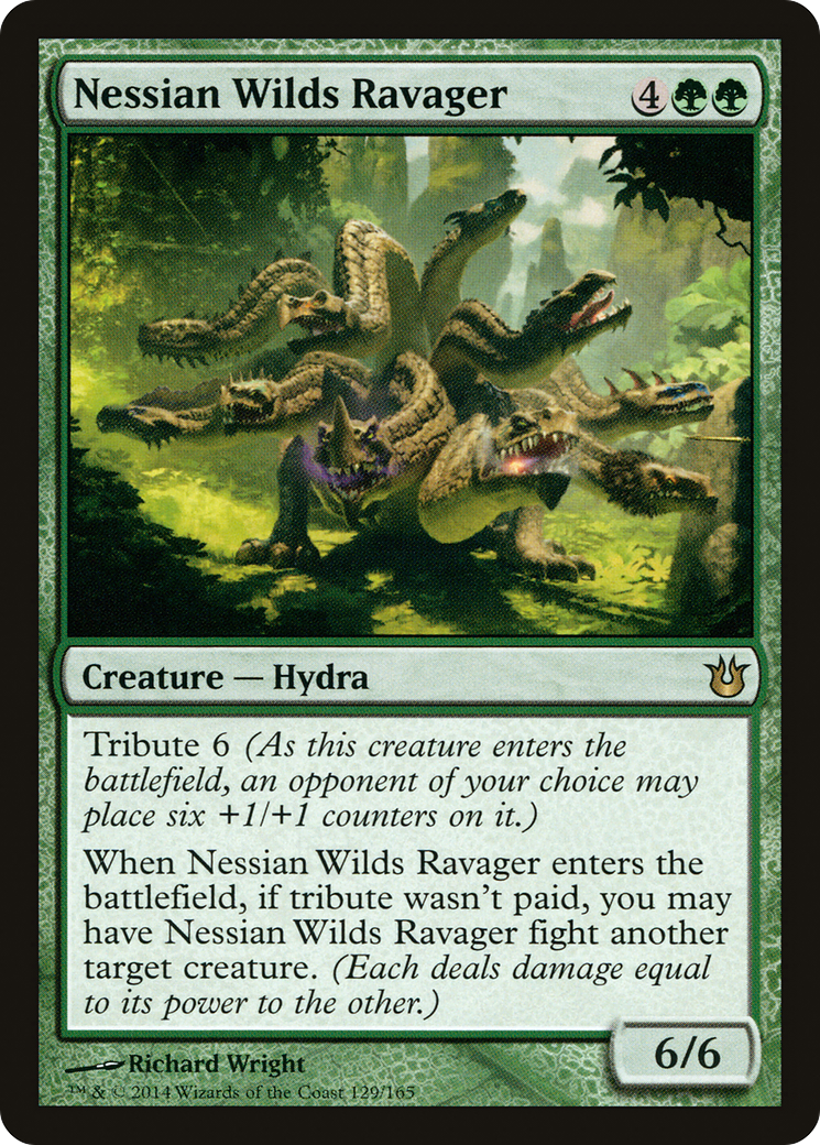 Nessian Wilds Ravager (BNG-129) [Born of the Gods] Foil MTG Single Wizards of the Coast