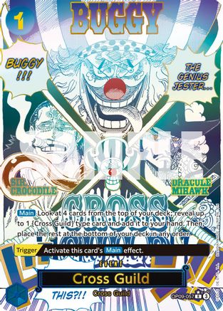 Cross Guild (Alternate Art) (OP09-057) [Premium Booster -The Best- Vol. 2] Foil One Piece Single Bandai