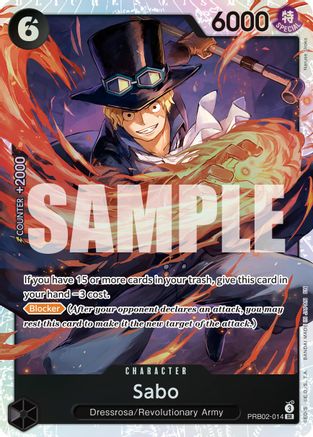 Sabo - PRB02-014 (PRB02-014) [Premium Booster -The Best- Vol. 2] Foil One Piece Single Bandai