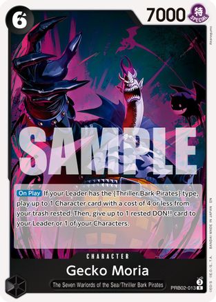 Gecko Moria (PRB02-013) [Premium Booster -The Best- Vol. 2] Foil One Piece Single Bandai