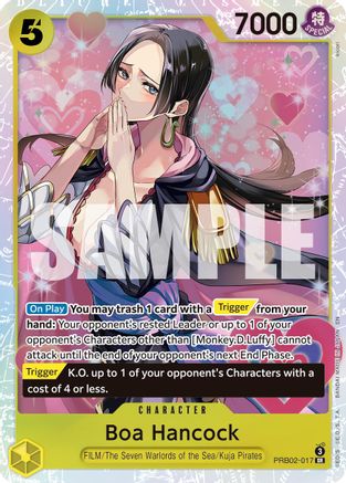 Boa Hancock (PRB02-017) [Premium Booster -The Best- Vol. 2] Foil One Piece Single Bandai