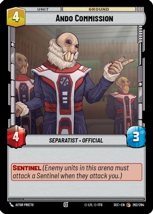 Ando Commission (262/264) [Secrets of Power] Star Wars: Unlimited Single Disney