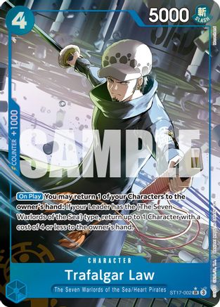 Trafalgar Law - ST17-002 (Alternate Art) (ST17-002) [Premium Booster -The Best- Vol. 2] Foil One Piece Single Bandai