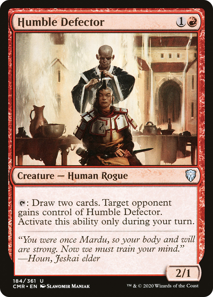 Humble Defector (CMR-184) [Commander Legends] Foil MTG Single Wizards of the Coast