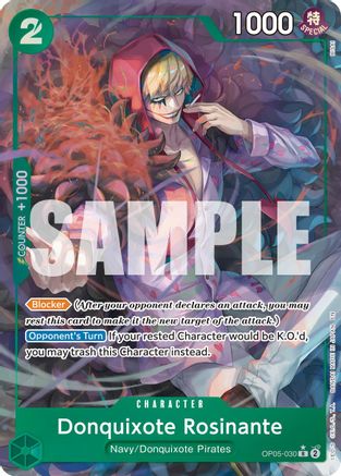 Donquixote Rosinante (Alternate Art) (OP05-030) [Premium Booster -The Best- Vol. 2] Foil One Piece Single Bandai
