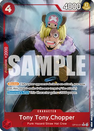 Tony Tony.Chopper (Alternate Art) (OP10-011) [Premium Booster -The Best- Vol. 2] Foil One Piece Single Bandai