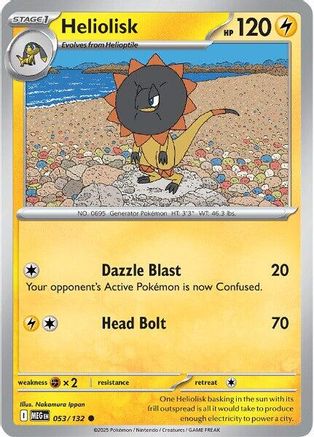 Heliolisk (53) [ME01 Mega Evolution] Pokemon Single Pokémon