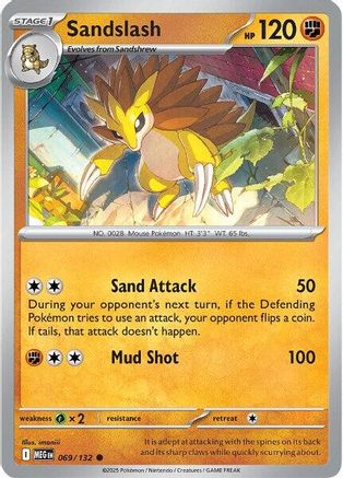 Sandslash (69) [ME01 Mega Evolution] Pokemon Single Pokémon