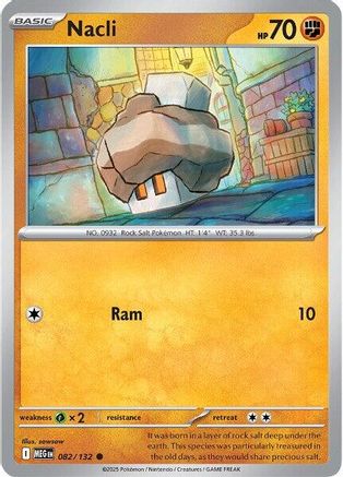 Nacli (82) [ME01 Mega Evolution] Pokemon Single Pokémon