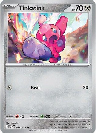 Tinkatink (96) Reverse Holofoil [ME01 Mega Evolution] Pokemon Single Pokémon