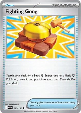 Fighting Gong - 116/132 [ME01 Mega Evolution] Pokemon Single Pokémon