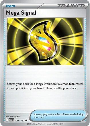 Mega Signal - 121/132 [ME01 Mega Evolution] Pokemon Single Pokémon